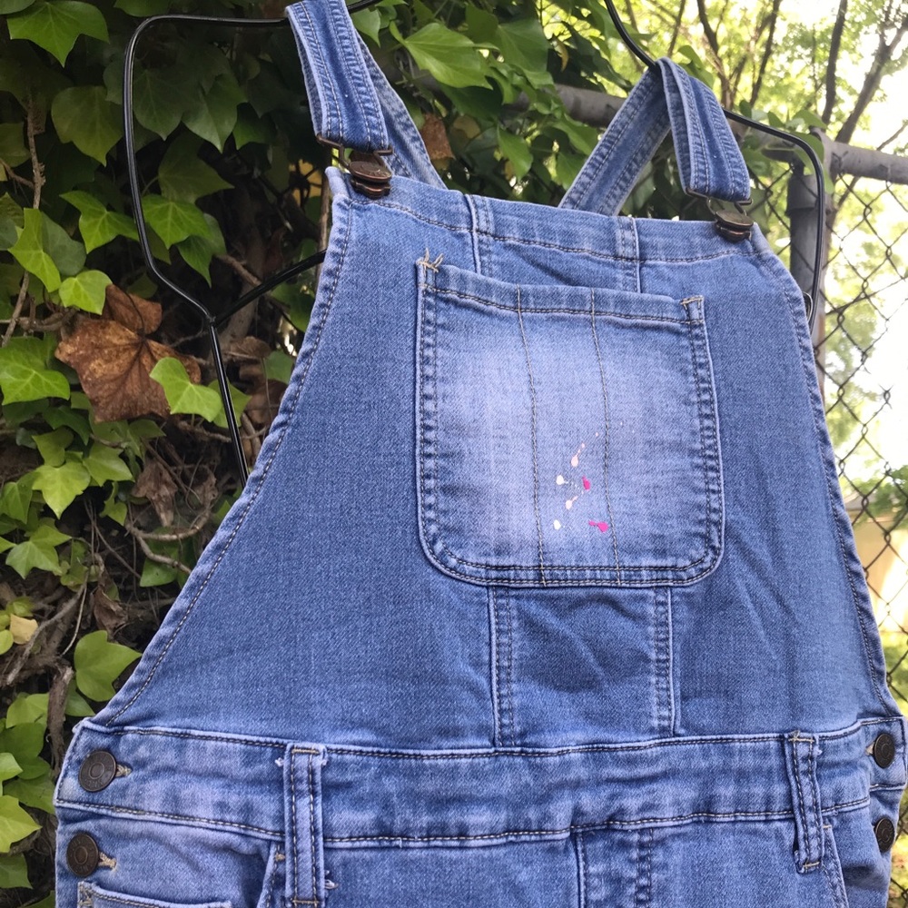 Justice Overalls Mid Rise Super Skinny 18 Plus
